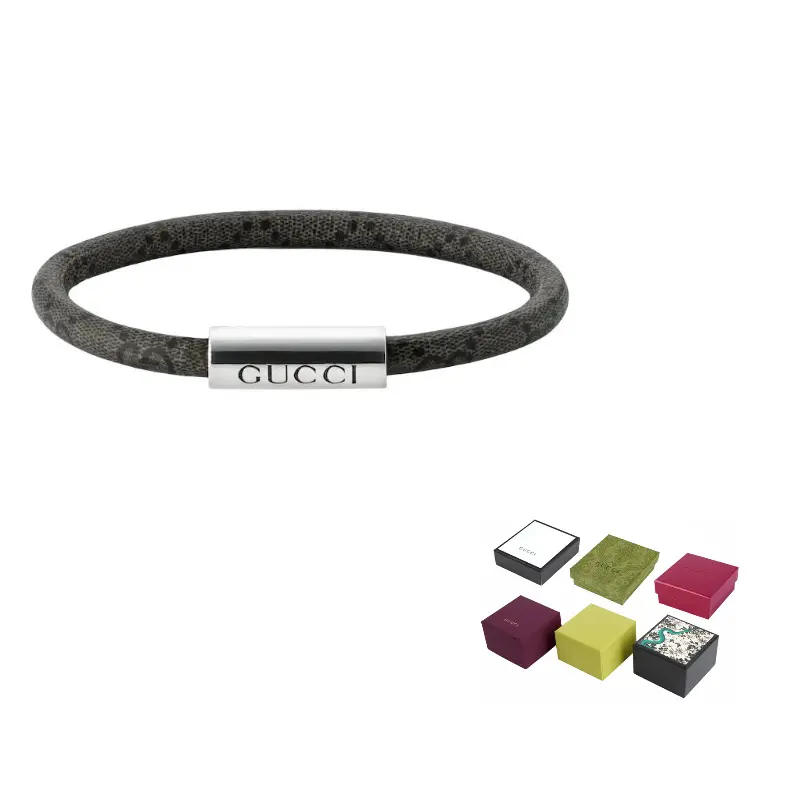 

Gucci Браслет из стерлингового серебра с торговой маркой GG Supreme