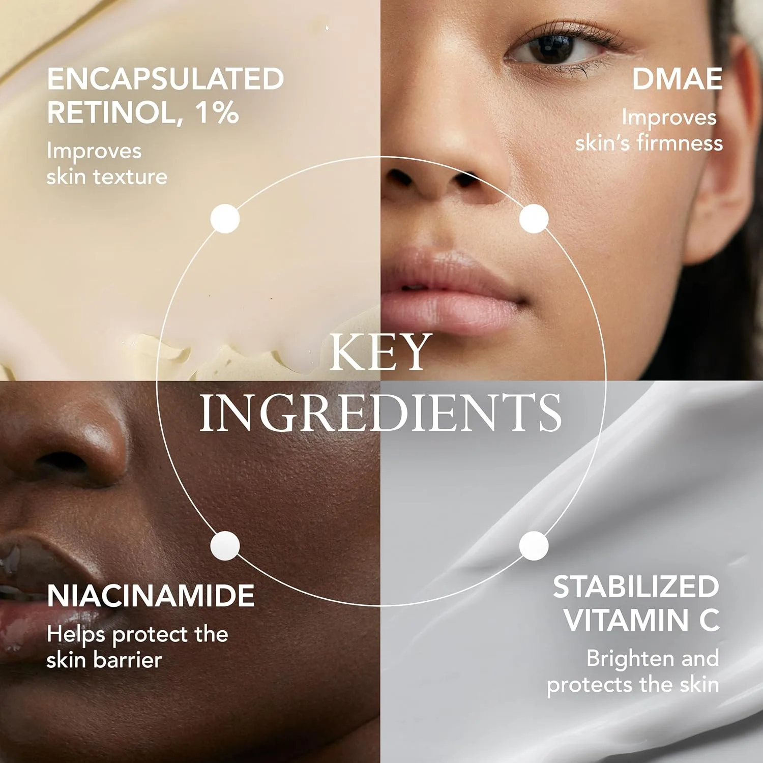 Сыворотка для лица Kat Burki Rose Hip Intense Recovery Eye Serum с 1% инкапсулированного ретинола, витамином С и ниацинамидом, уменьшает темные круги, отечность и мелкие морщины, 0,5 жидких унций. — фото 4