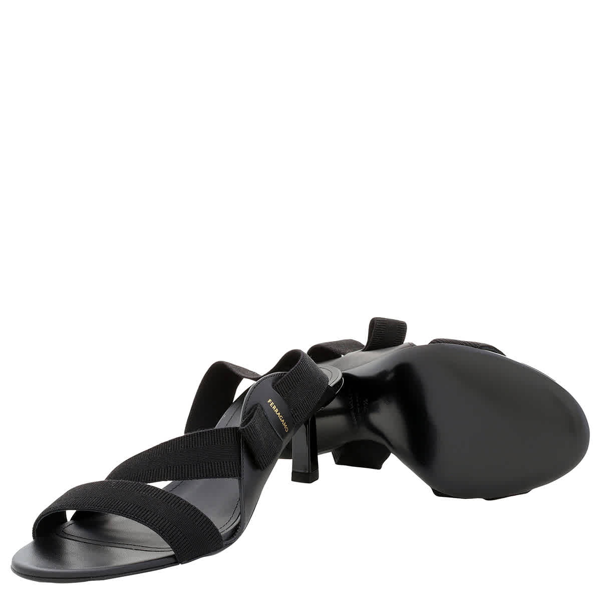 Феррагамо черные босоножки Vara Bow Vale 55 Salvatore Ferragamo — фото 2