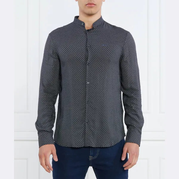 

Рубашка стандартного кроя Armani Exchange, синий