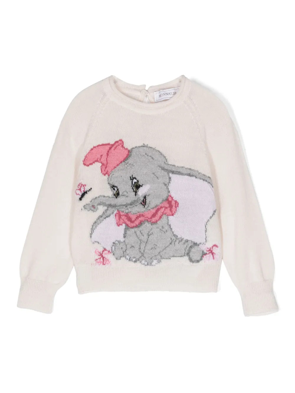 

Шерстяной джемпер Dumbo из коллаборации с Disney Monnalisa, розовый
