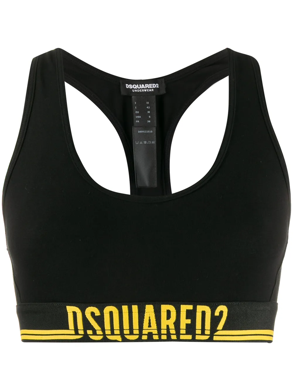 

Спортивный бюстгальтер DSQUARED2, черный