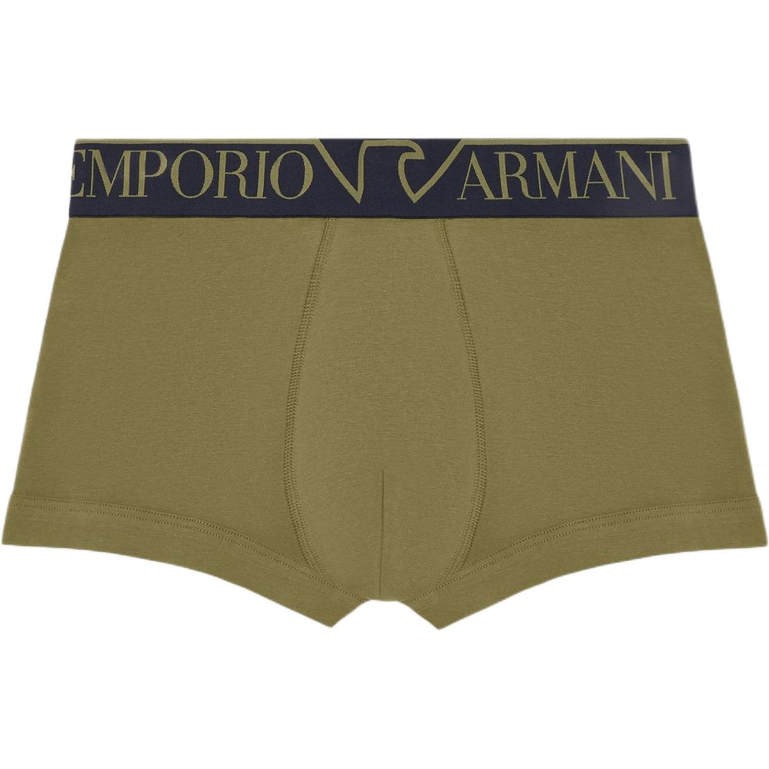 

Трусы мужские 1 упаковка оливково-зеленые EMPORIO ARMANI