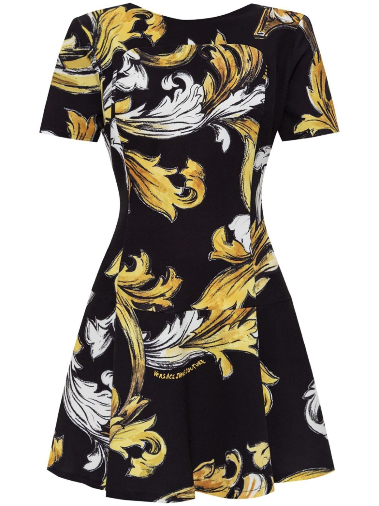 

Versace Jeans Couture платье мини Barocco, черный