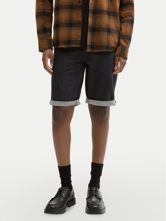 

Джинсовые шорты прямого кроя 1044986 Tom Tailor Denim, черный