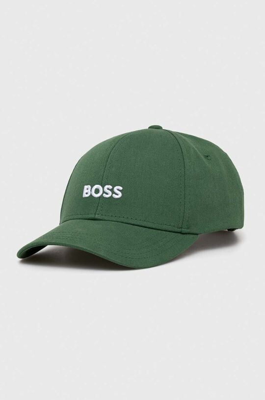 

Хлопковая бейсболка Boss, зеленый