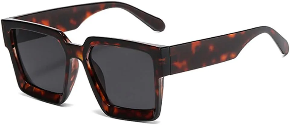 

Солнцезащитные очки UV400 с градиентной расцветкой «панк-конфета» для женщин и мужчин, для бега и занятий спортом на открытом воздухе UYPTK, C8leopard-black