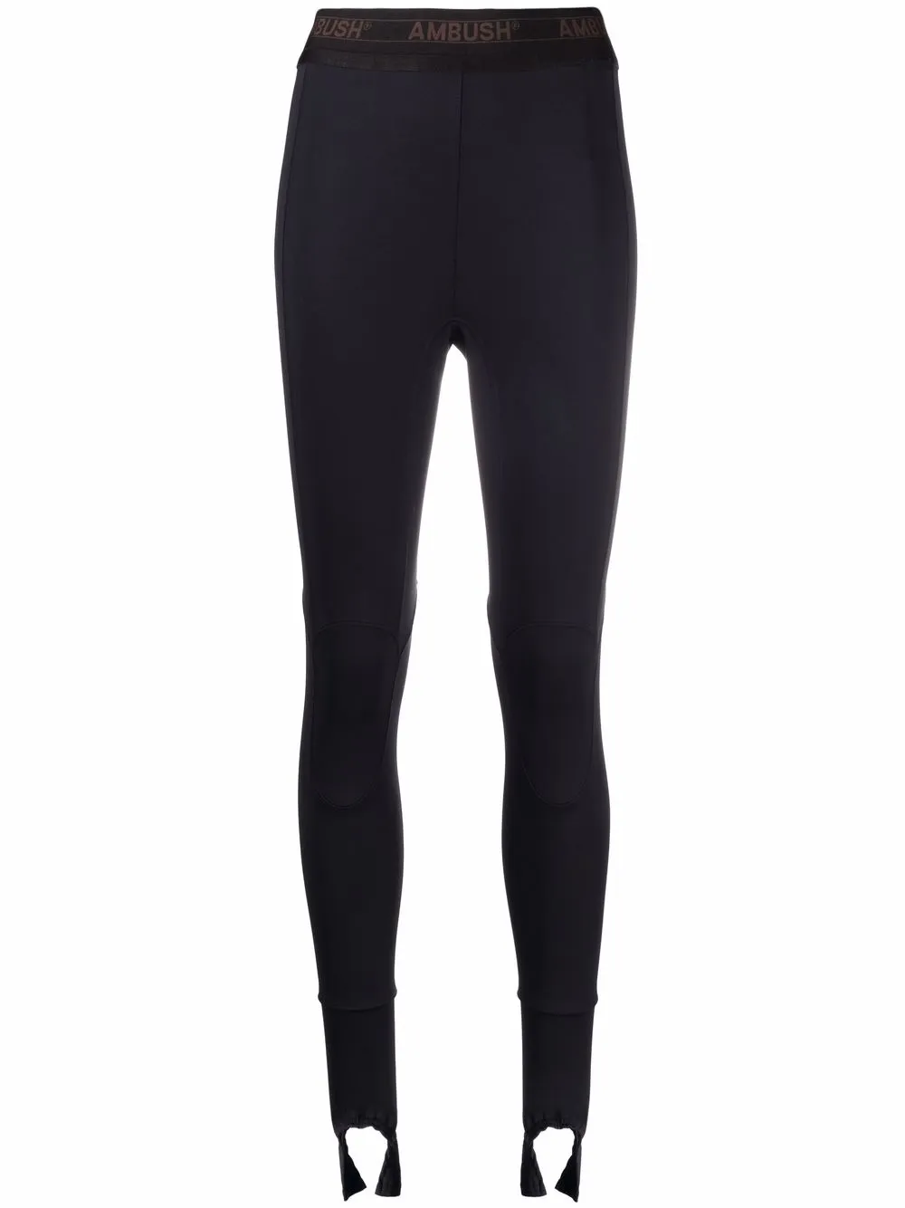 

Леггинсы с завышенной талией и штрипками AMBUSH, черный