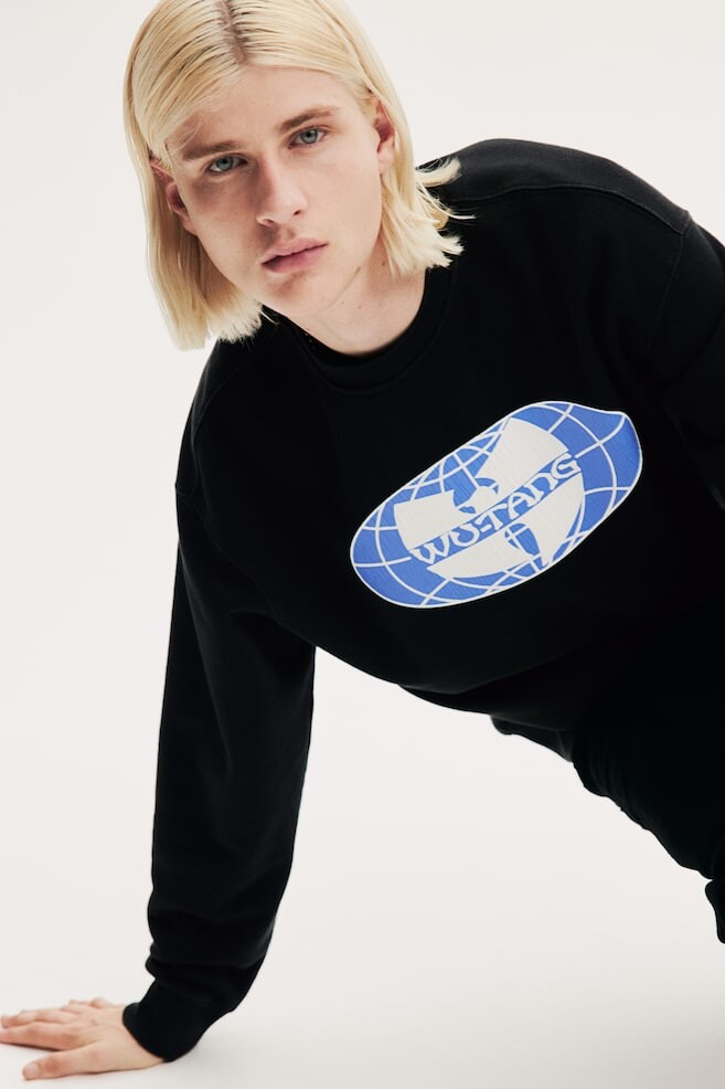 

Толстовка свободного кроя H&M, черный