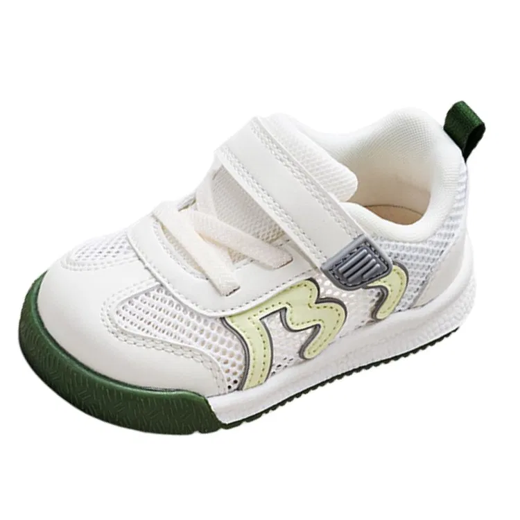 Кроссовки для малышей Mesh Anti Kick Abrasion Resistant Low top, цвет Forest Green BOBDOG