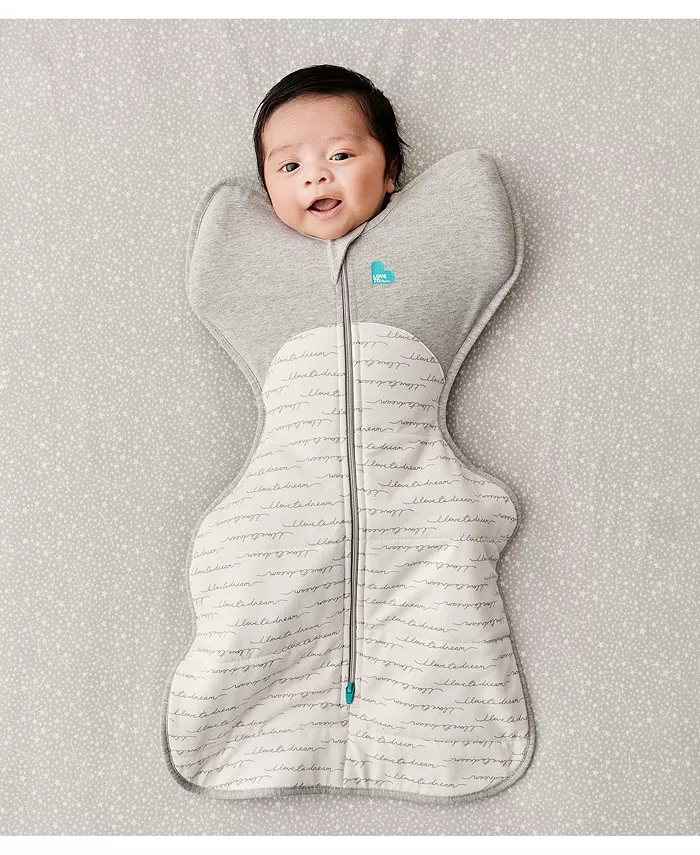 Детский спальный мешок Swaddle Up для девочек - утепленный 2.5 TOG Love To Dream, белый — фото 2