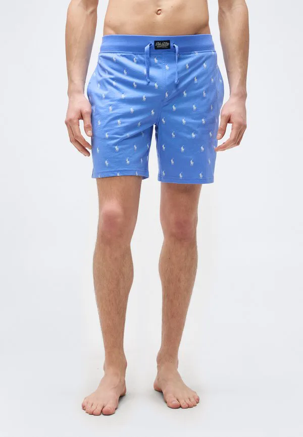 Узкие короткие пижамные штаны для сна Polo Ralph Lauren, Harbor Island Blue