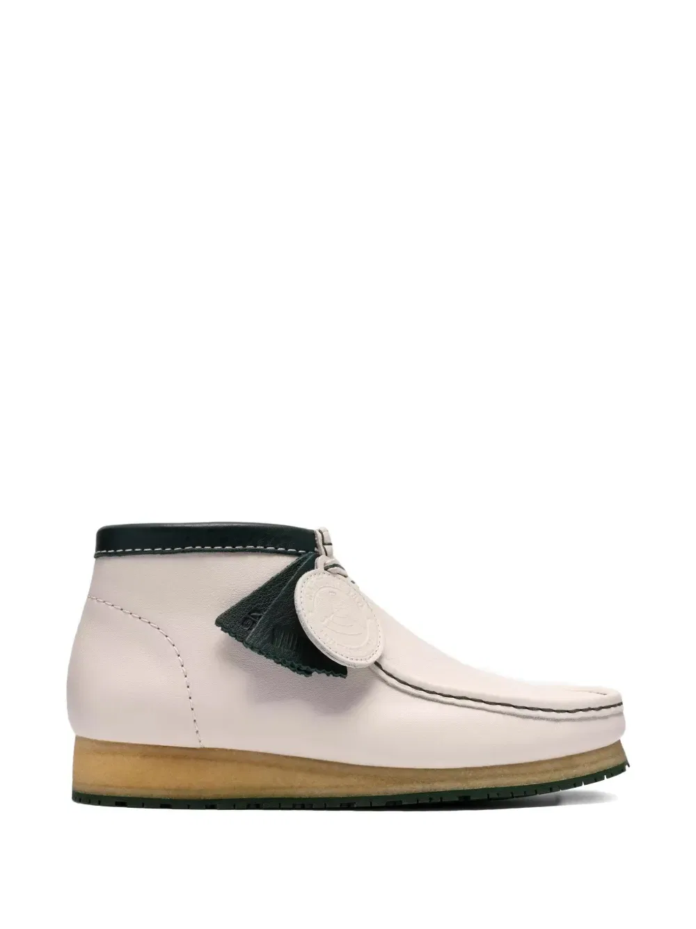 Кожаные ботинки Walla для пустыни Clarks Originals, белый