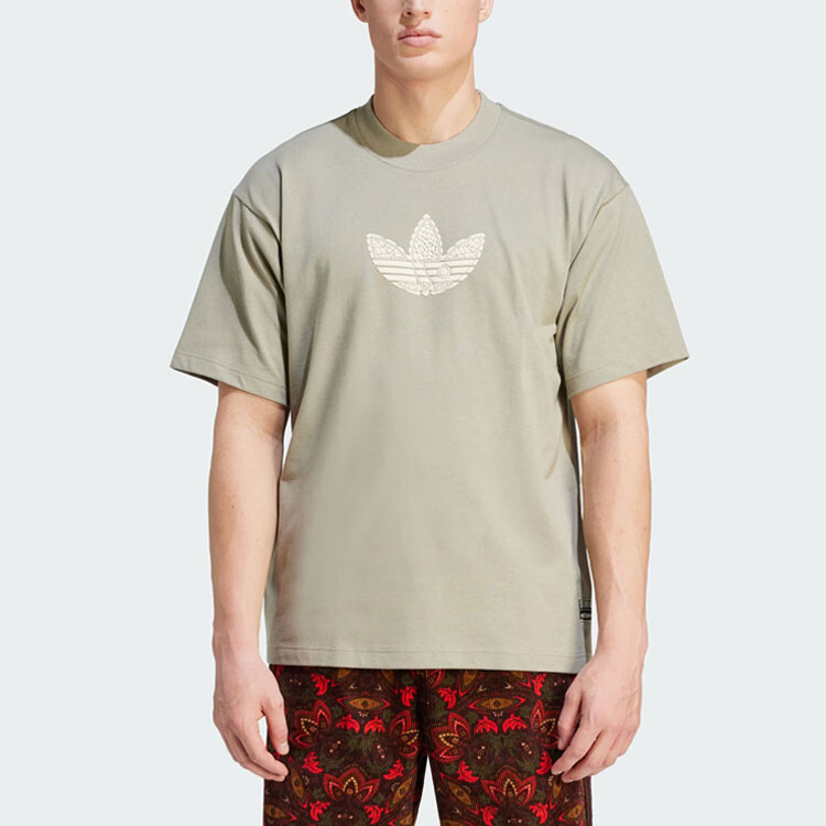 Футболка мужская серебристо-серая Adidas Originals, серый — фото 2