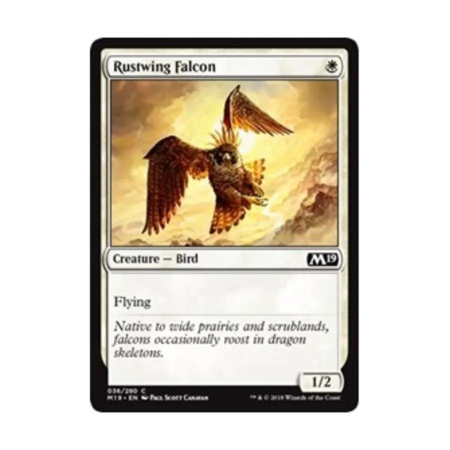

CCG Ржавокрылый сокол (С) (Фольга), MTG - Core Set 2019