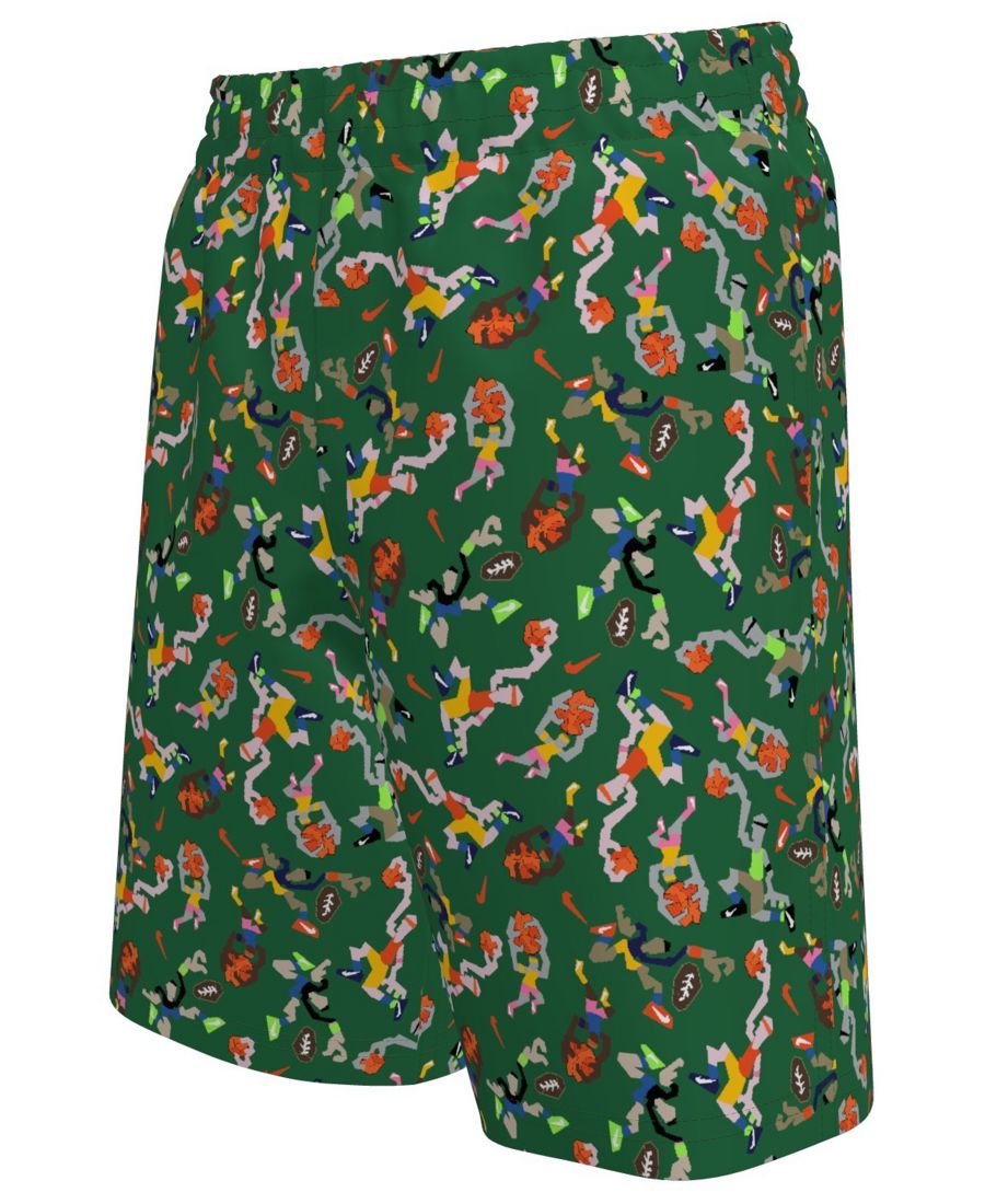 

Детские плавки для мальчиков 8-20 лет с оригинальным спортивным принтом Nike, Malachite