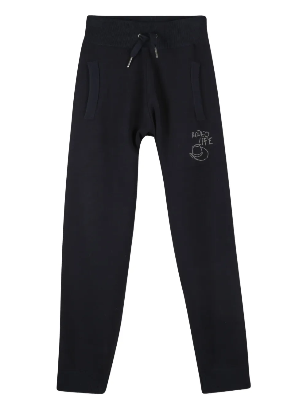 

Брюки с кулиской Zadig & Voltaire Kids, черный