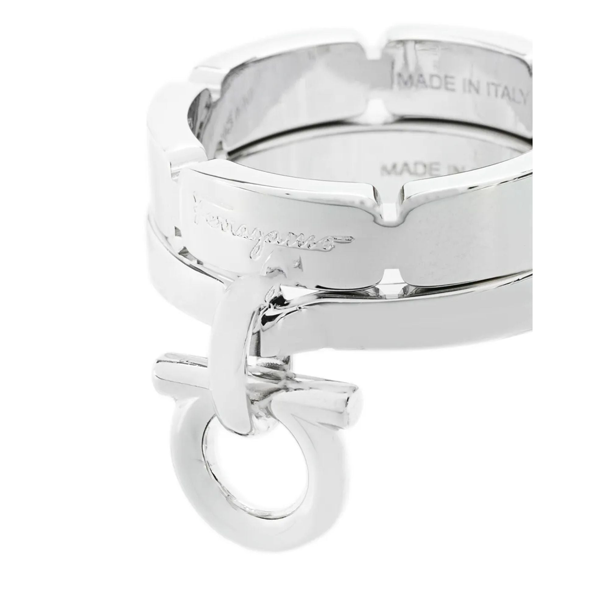 

Кольцо для шарфа Ferragamo Salvatore Ferragamo, серый