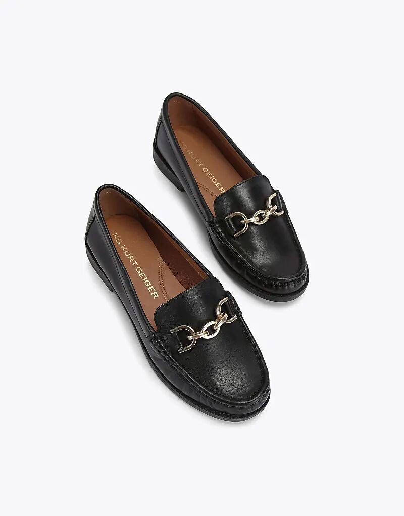 Туфли KG Kurt Geiger Miller на плоской подошве из черной кожи — фото 2