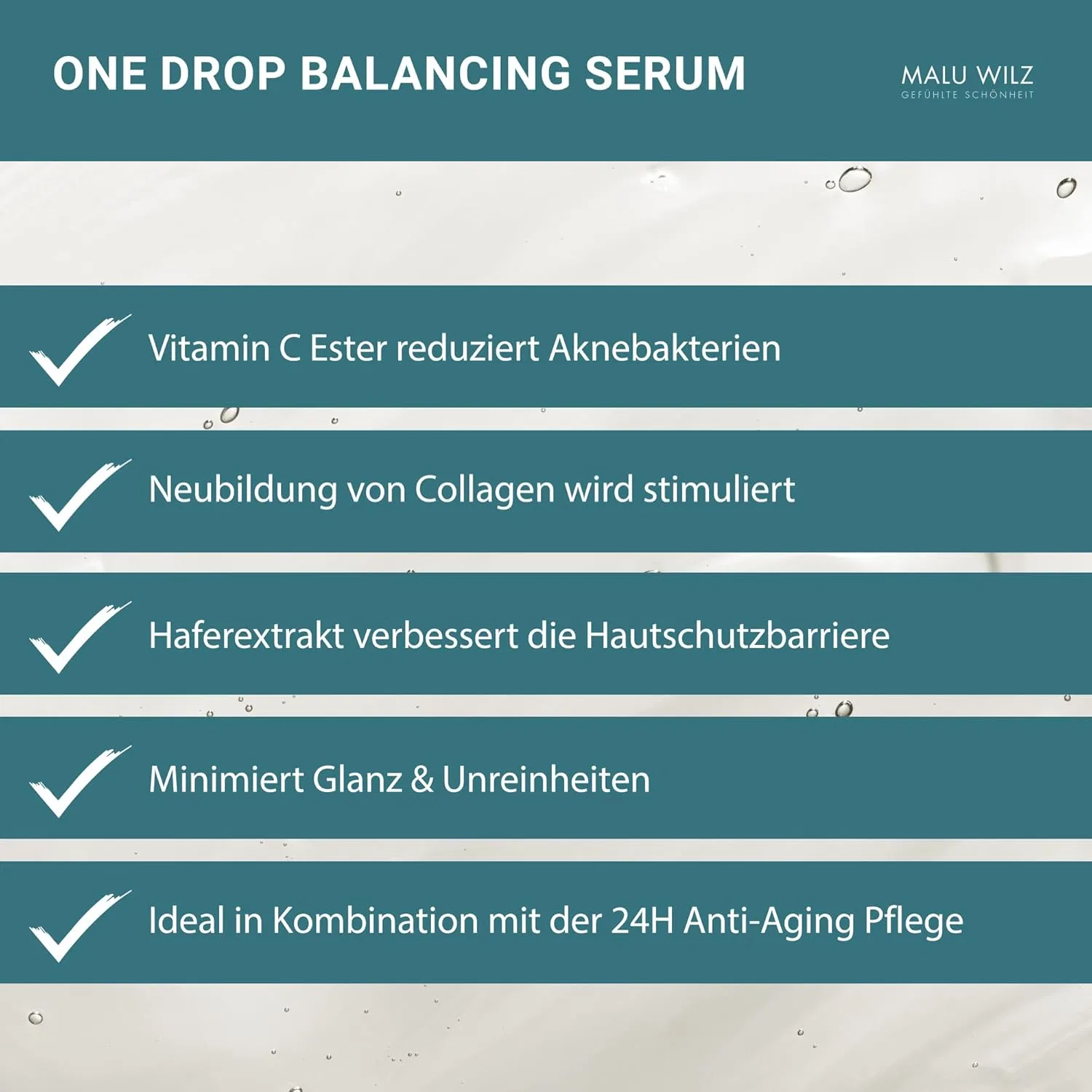 Сыворотка Malu Wilz — Kosmetik Balance Pro One Drop Balancing Serum — фото 4