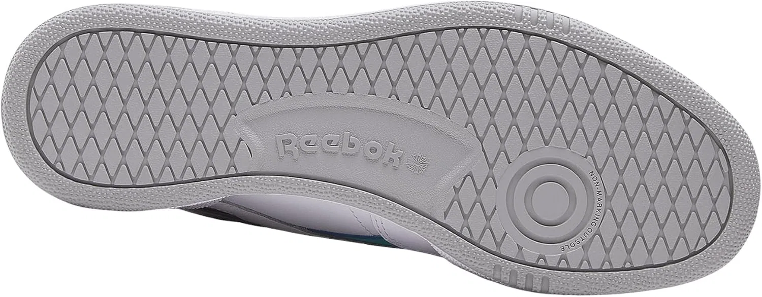 Кроссовки Reebok Unisex Club C RevengeSneaker, White Kineticblue Unlshedgreen — фото 2