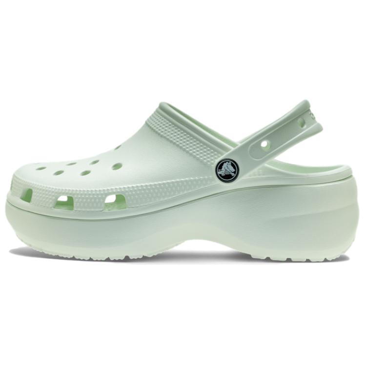 Классические женские сабо на платформе, светло-зеленые Crocs, Light Green