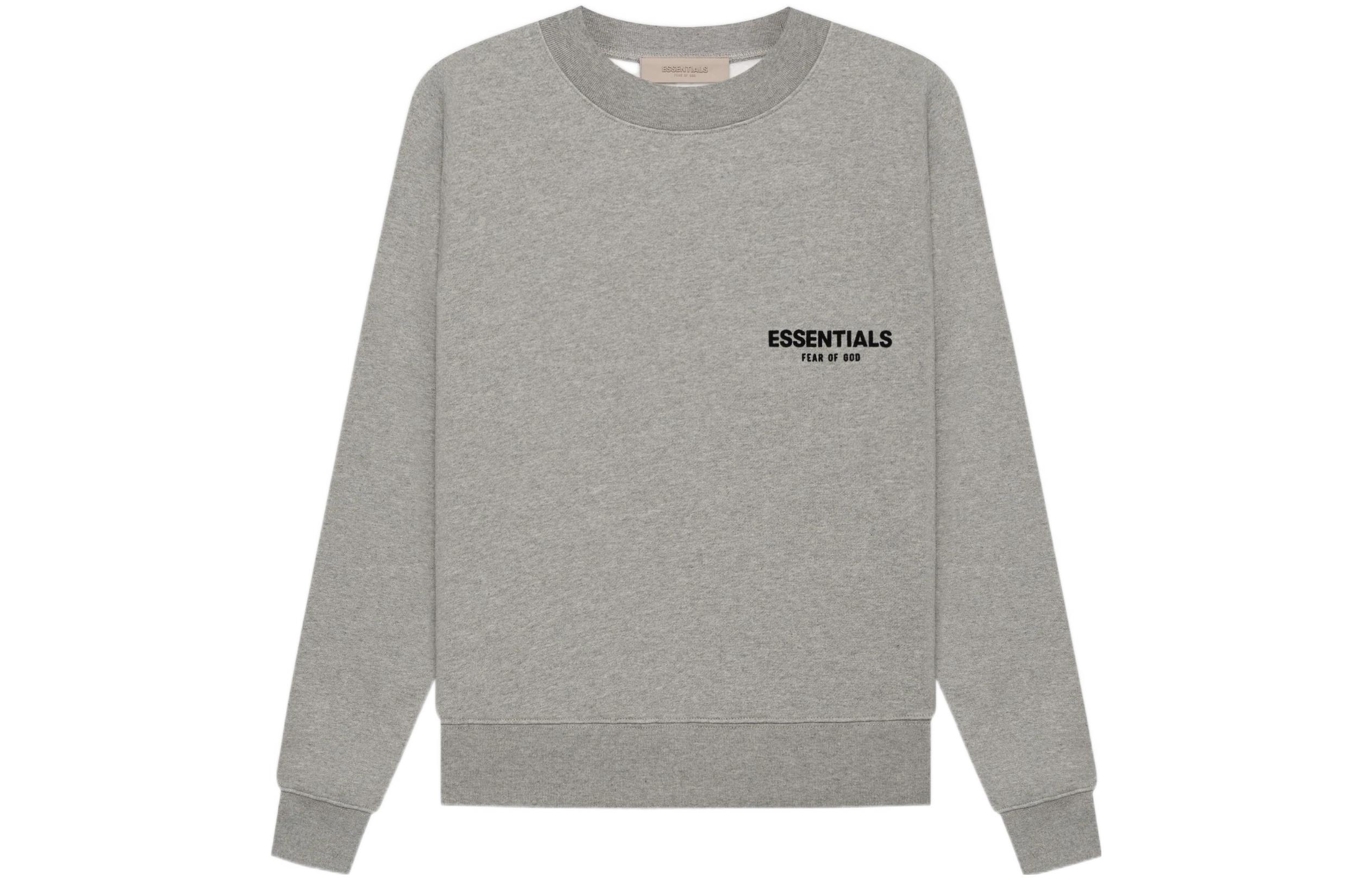 Футболка с круглым вырезом SS22 Fear Of God Essentials, тёмно-овсяная — фото 2