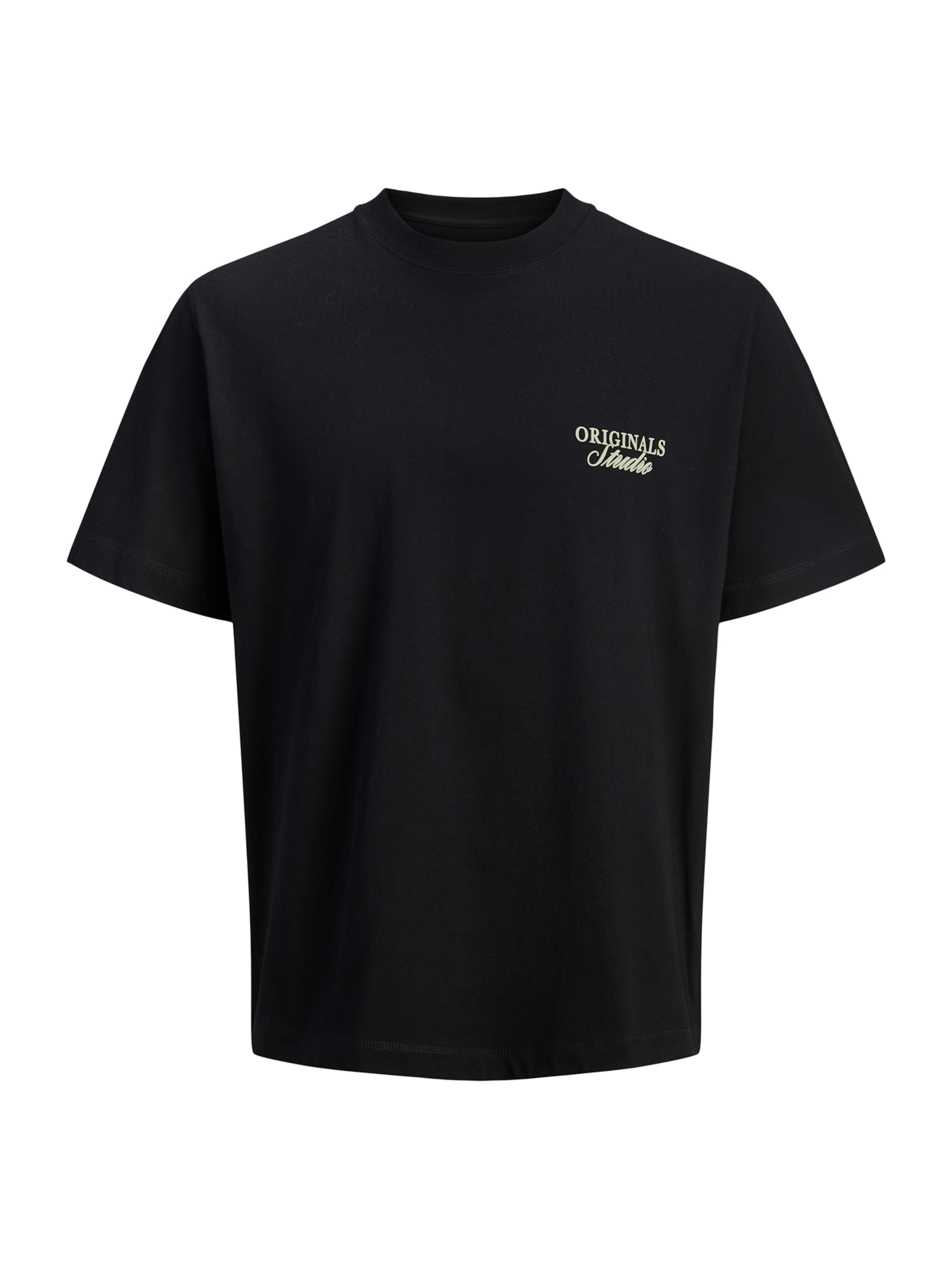 

Jack & Jones Plus Футболка 'JORNORREBRO' в черном цвете