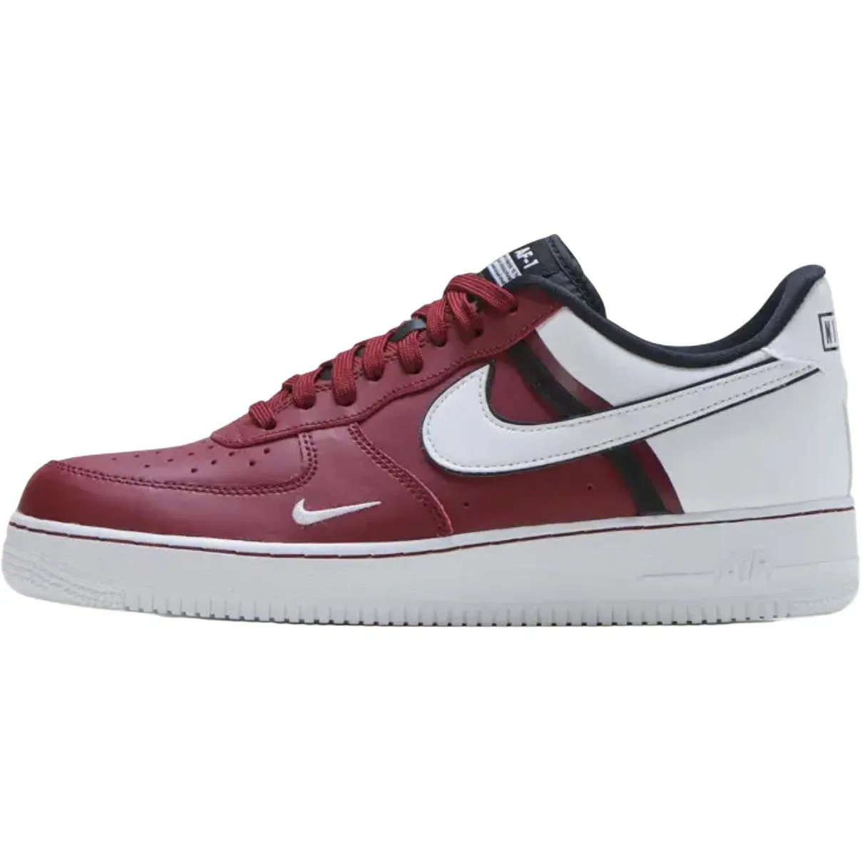 Кроссовки для скейтбординга Air Force 1 Lv8 Low top Kids' Red White Teenagers Nike