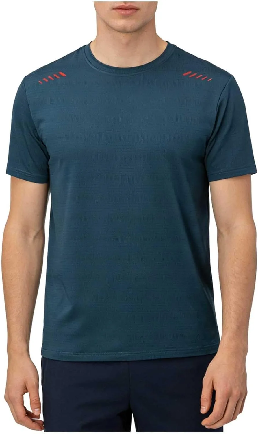 Мужская футболка для тренировок Moisture Wicking, легкая, с коротким рукавом