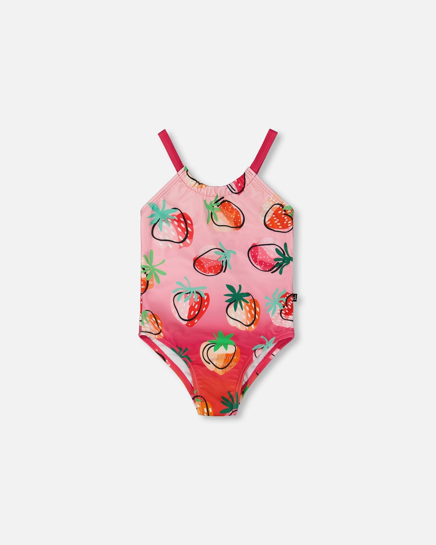 

Печатный цельный купальник розовый градиент Strawberry Deux par Deux