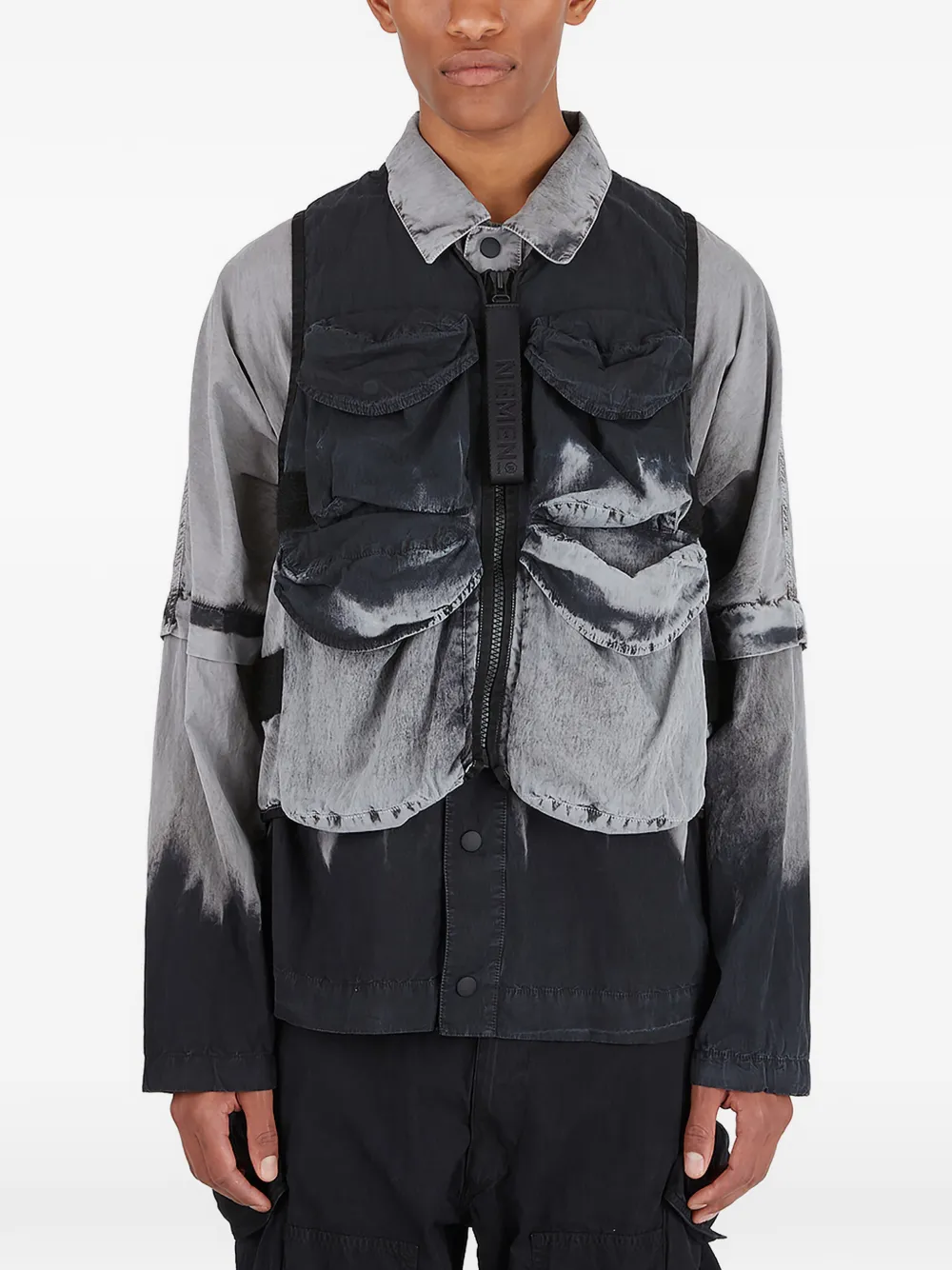 

Жилет с карманами на молнии Nemen, серый