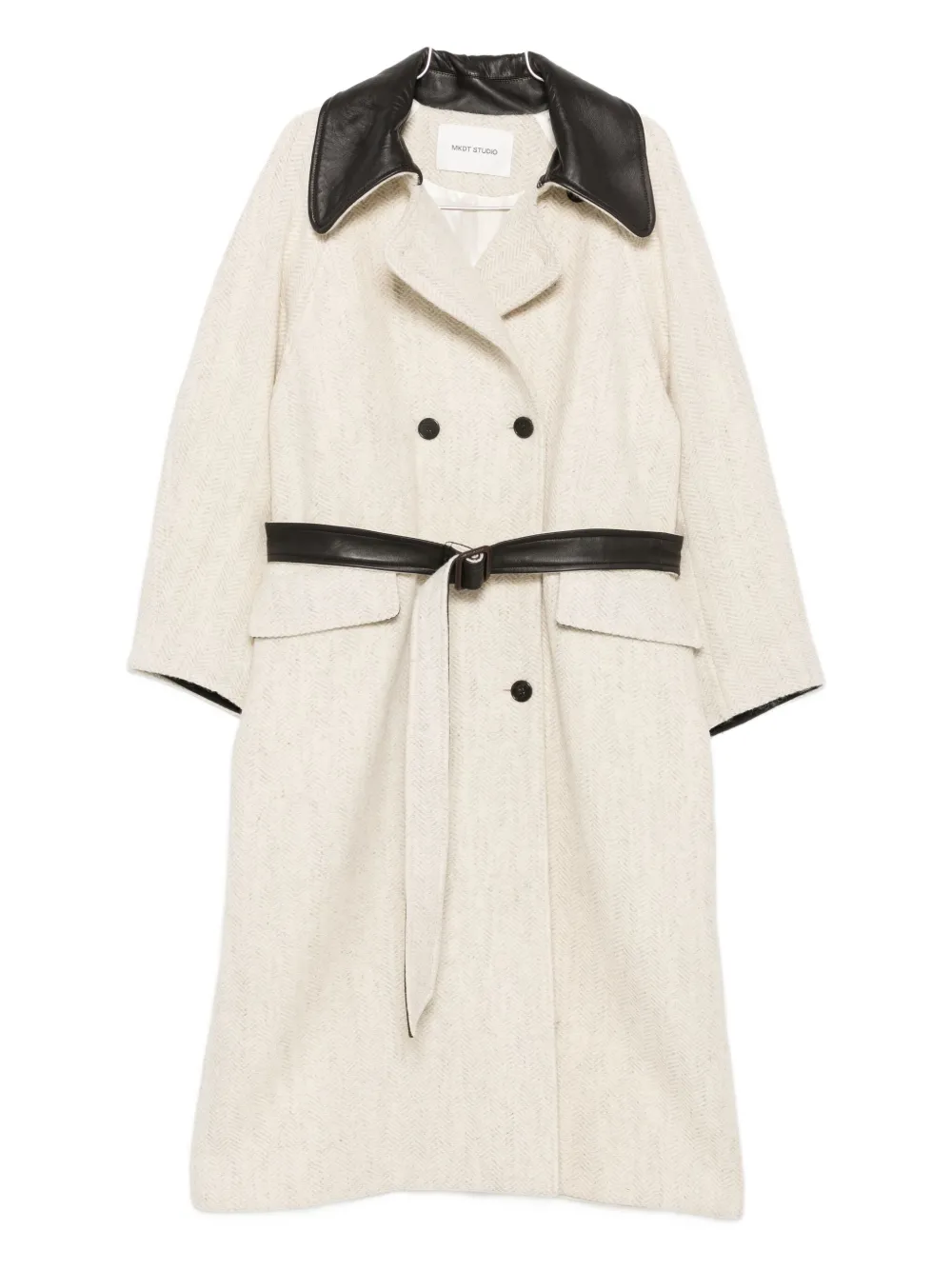 

Двубортное пальто Cibel из шерсти MARK KENLY DOMINO TAN, нейтральный