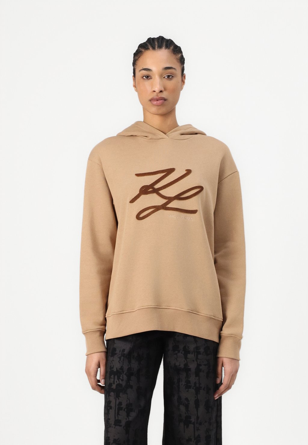 

Толстовка с капюшоном AUTOGRAPH HOODIE - Sweatshirt KARL LAGERFELD, бежевый