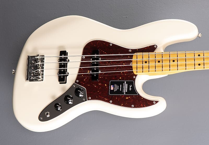 

Басс гитара Fender American Professional II Jazz Bass - Olympic White w/Maple