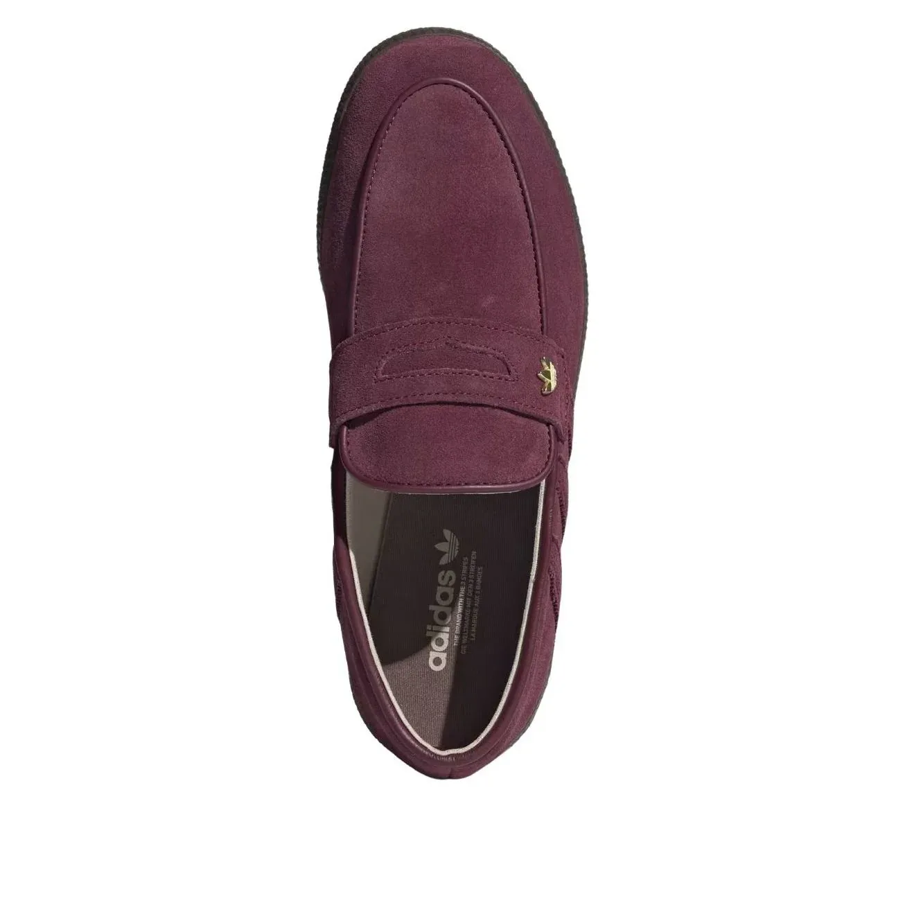 Специальные лоферы Adidas Handball Maroon, красный — фото 2