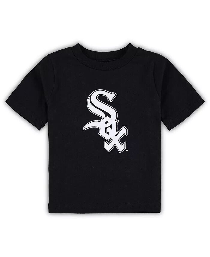 

Черная футболка с логотипом Chicago White Sox Team Crew для маленьких мальчиков и девочек Outerstuff, черный