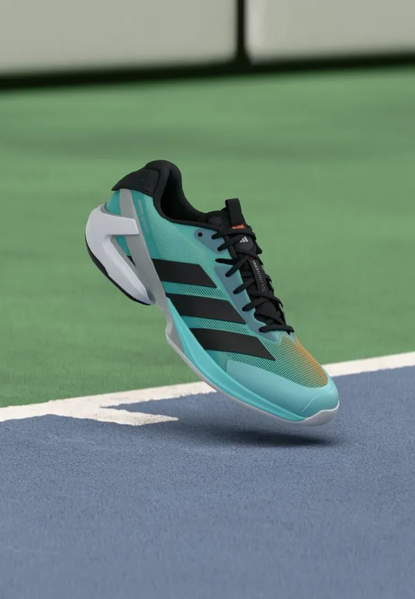 Теннисные кроссовки adizero ubersonic 5 all-court Adidas Performance, Flash Aqua/Core Black/Lucid Orange