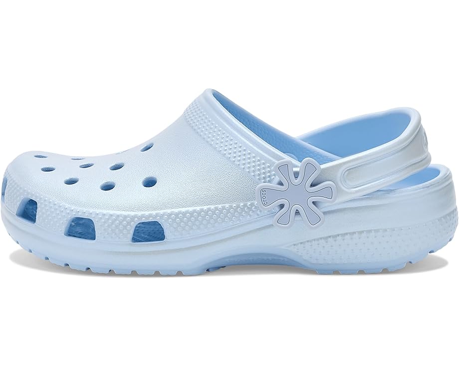 Детские клоги Crocs Classic Pearl Shine (Little Kid/Big Kid) Crocs Kids, Quartz — фото 4
