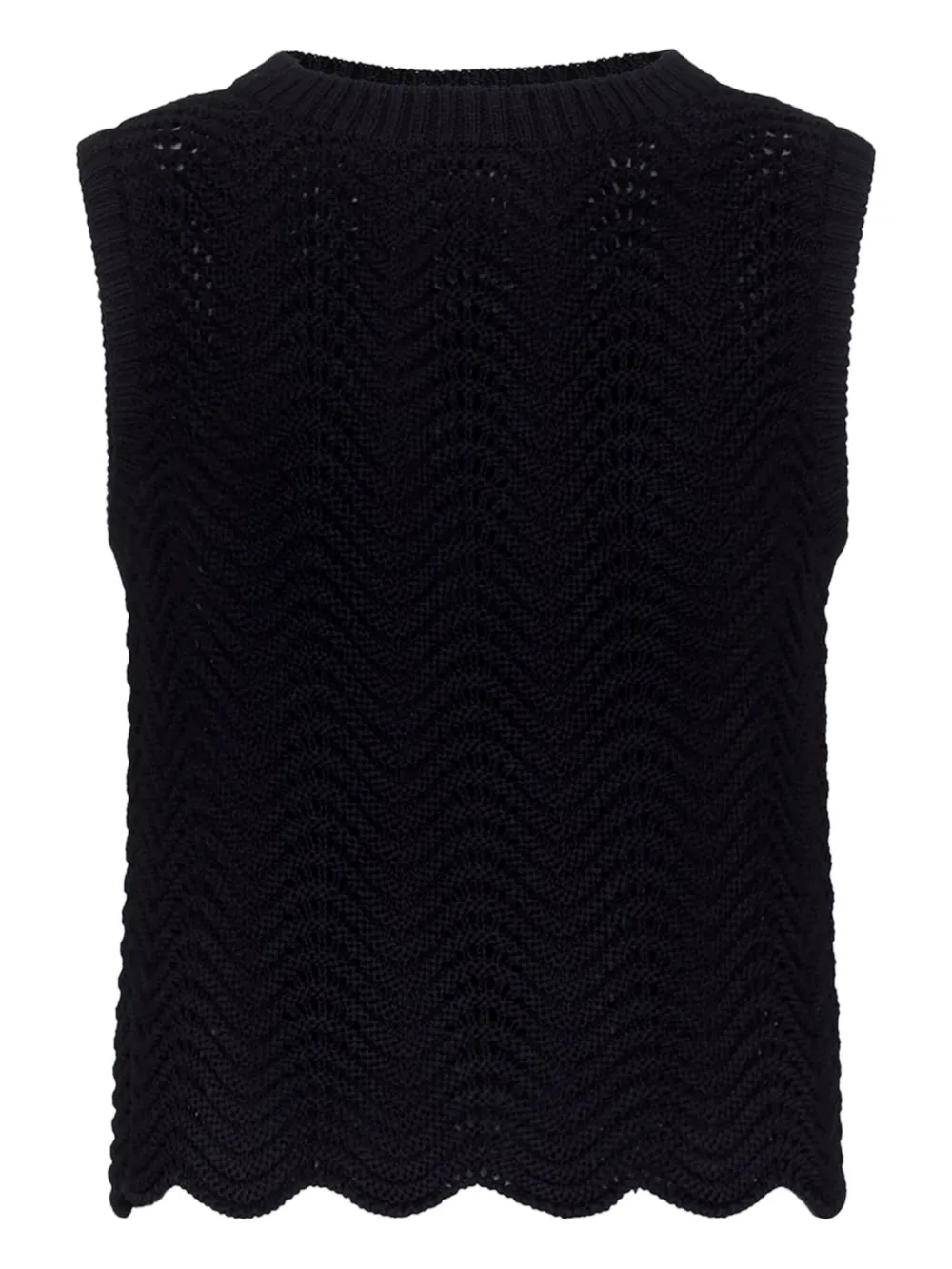 

Топ Vittoria в технике кроше Loulou De Saison, черный