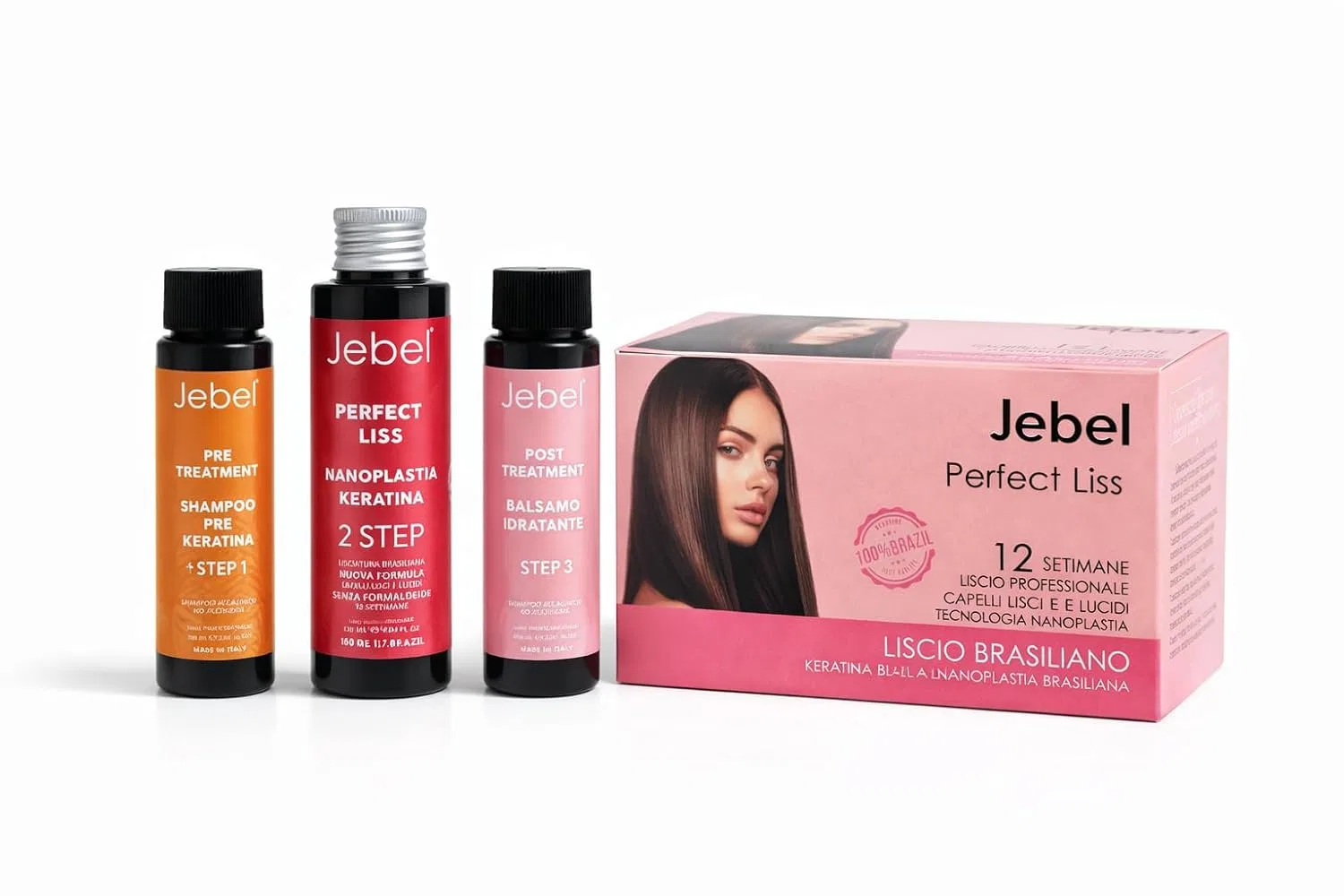 Набор для бразильского выпрямления волос «Perfect Liss Nanoplastia» от JEBEL Jebel