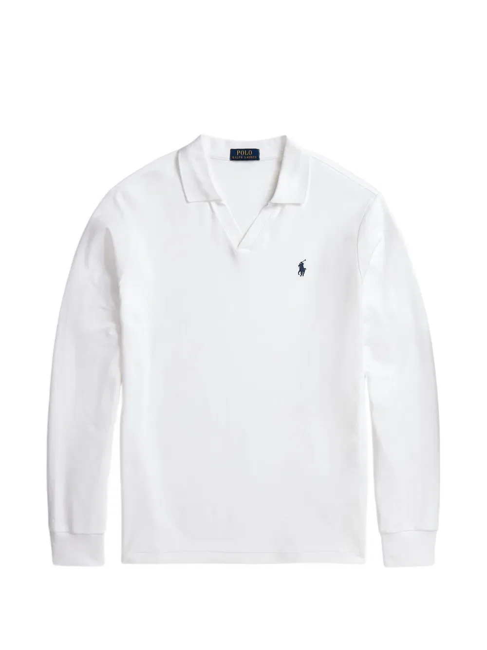 Футболка с длинными рукавами и вышитым логотипом Polo Ralph Lauren, белый