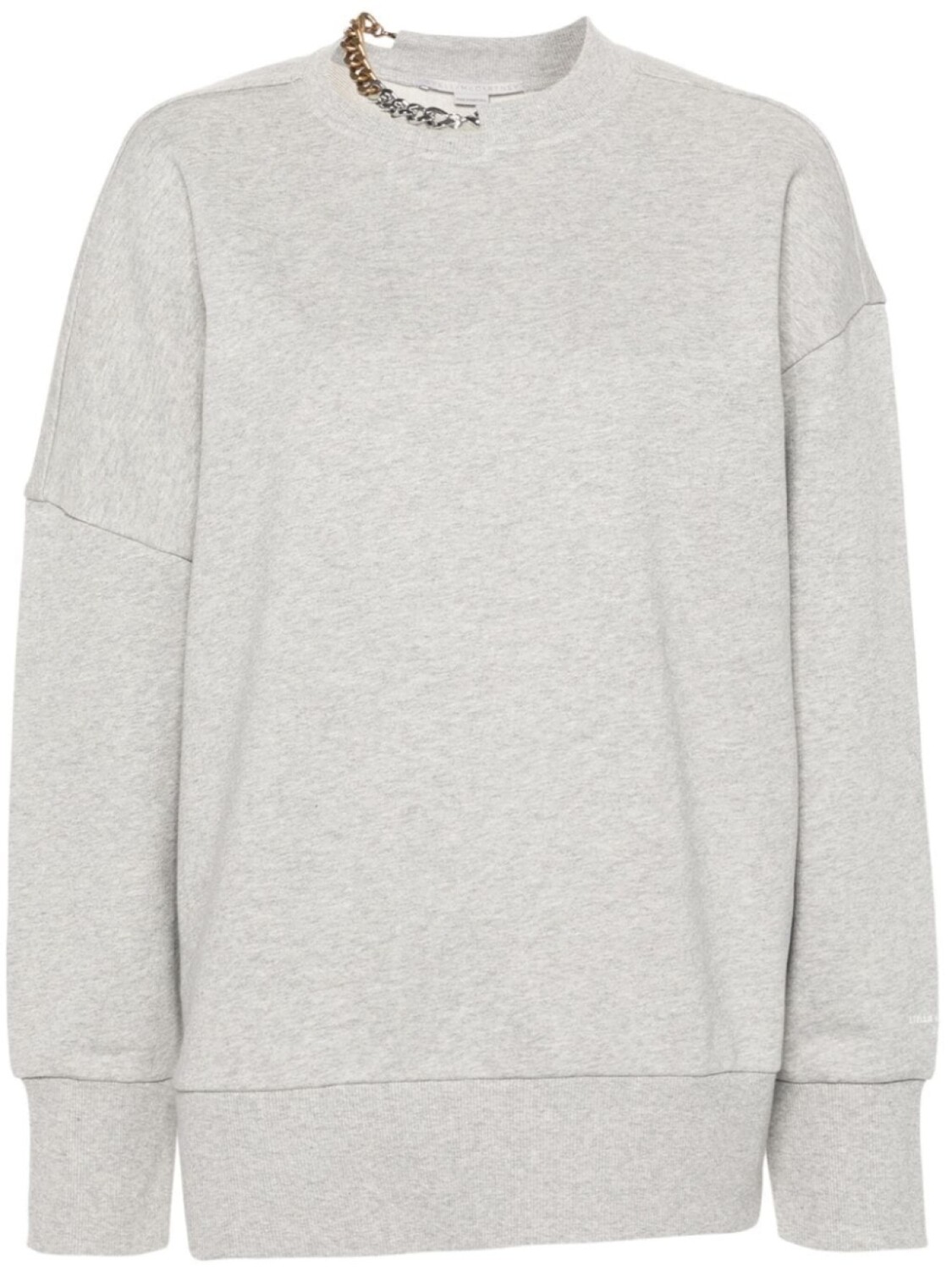 

Меланжевая толстовка Stella McCartney, серый