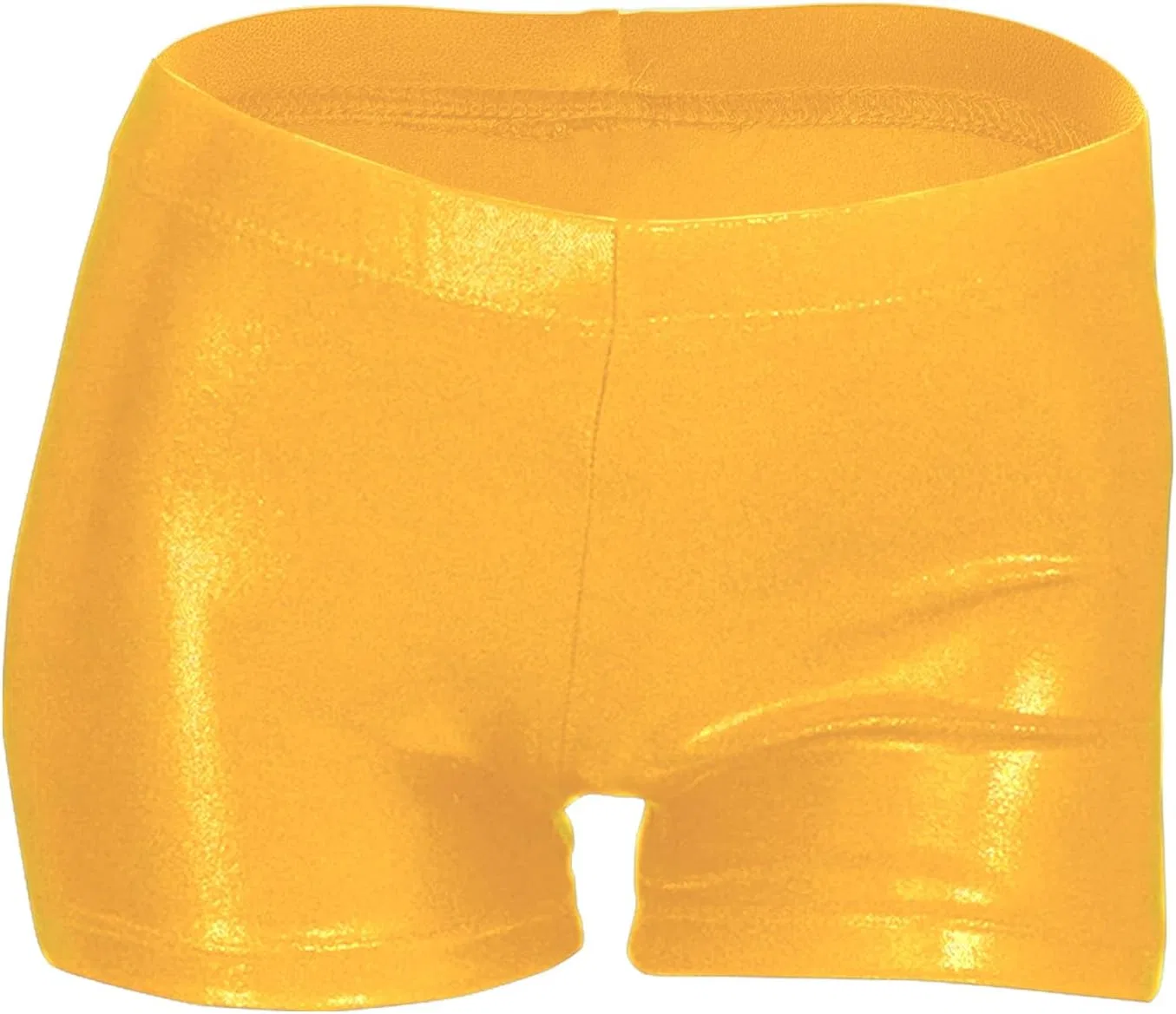 Шорты гимнастические, блестящие, LUOUSE, 1 шт., Sparkle Gold