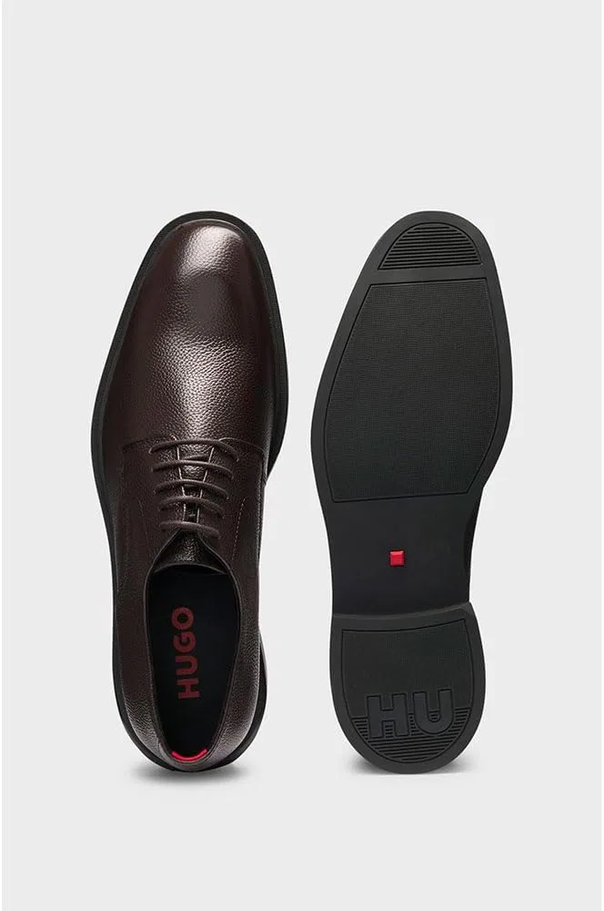 Туфли HUGO Men's Gryff_derb_grlt Derby, Medium Brown210 — фото 2