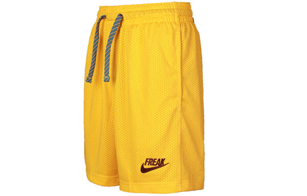 Шорты giannis nk shorts 'yellow' Nike, золотой — фото 3