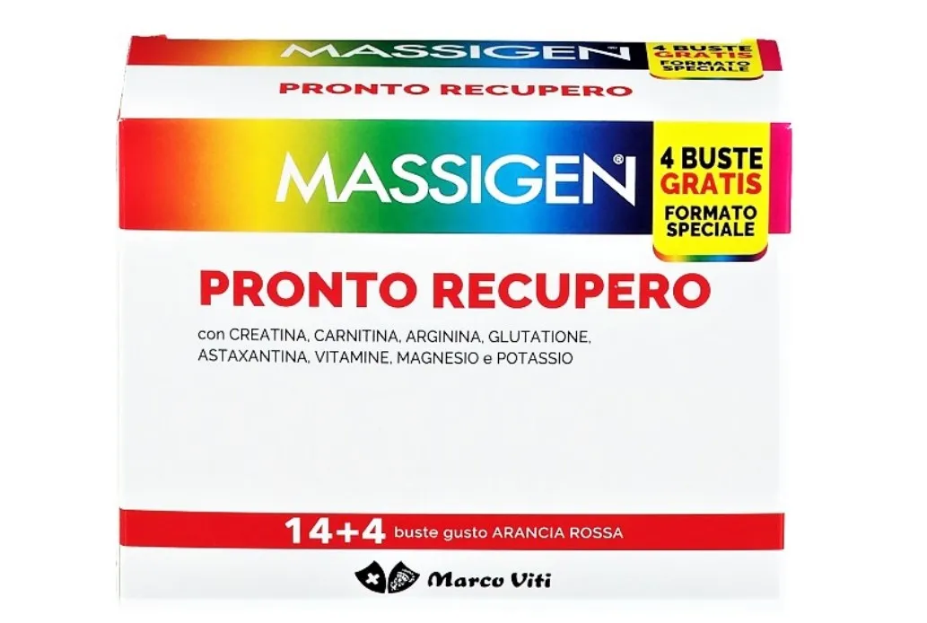 

Massigen Ready Recovery 14 пакетиков + 4 пакетика энергии и жизненной силы