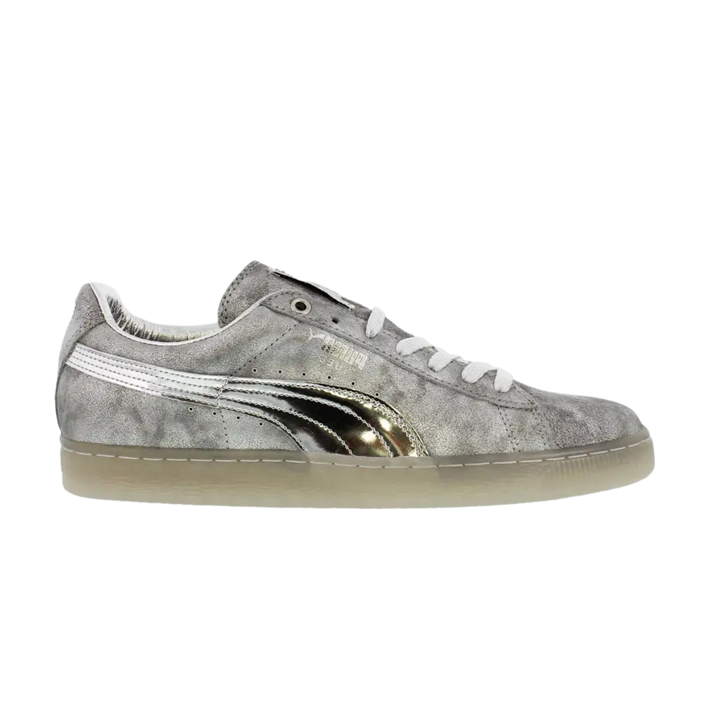 Кроссовки Meek Mill x Suede Classic Puma, серебро