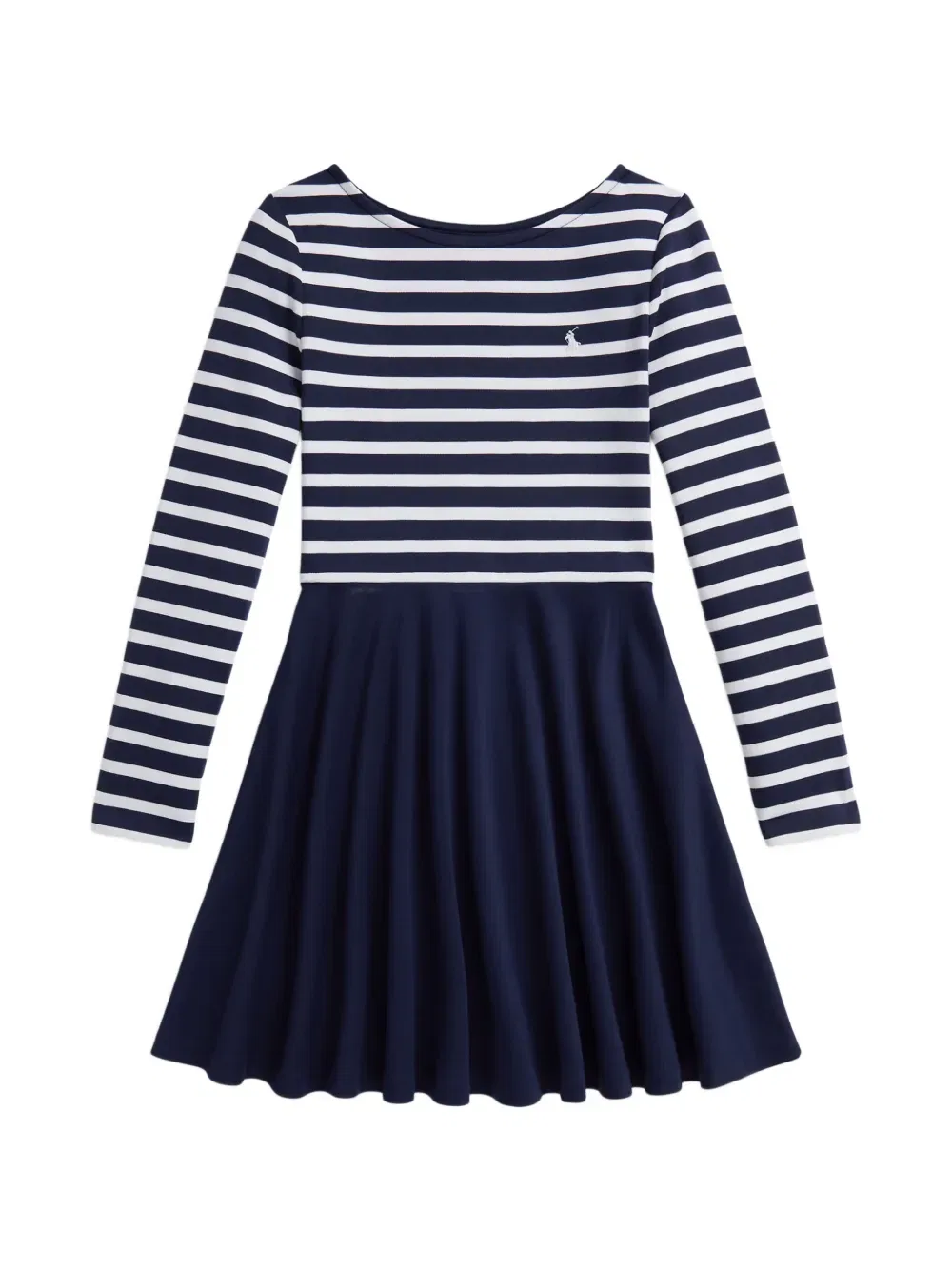 Мини-Платье из ткани Понте Polo Ralph Lauren Kids, синий