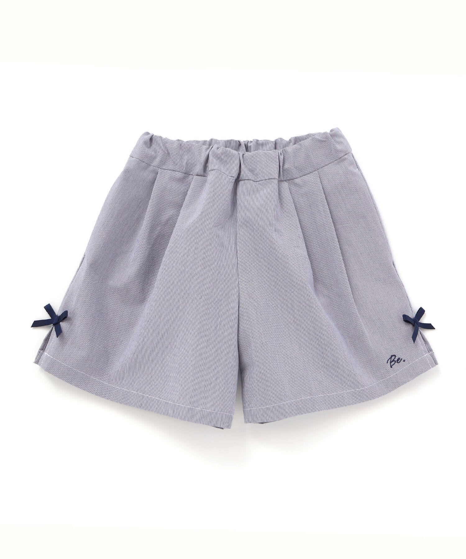 Брюки Вельветовые кюлоты с боковым вырезом (90-150 см) Bebe, Navy — фото 3